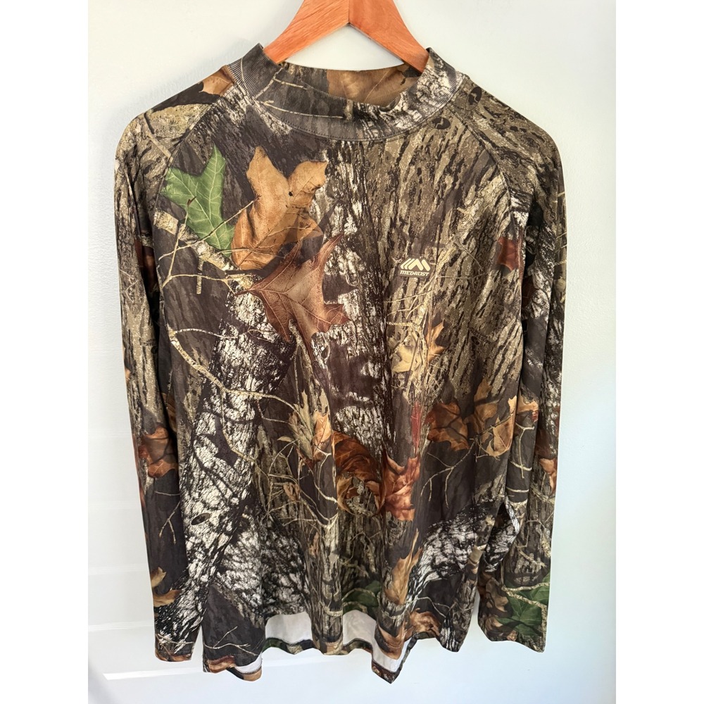Medalist Mens XL Camo Long Sleeve Hunting Shirt Mossy Oak Break-Up Infinity Tee